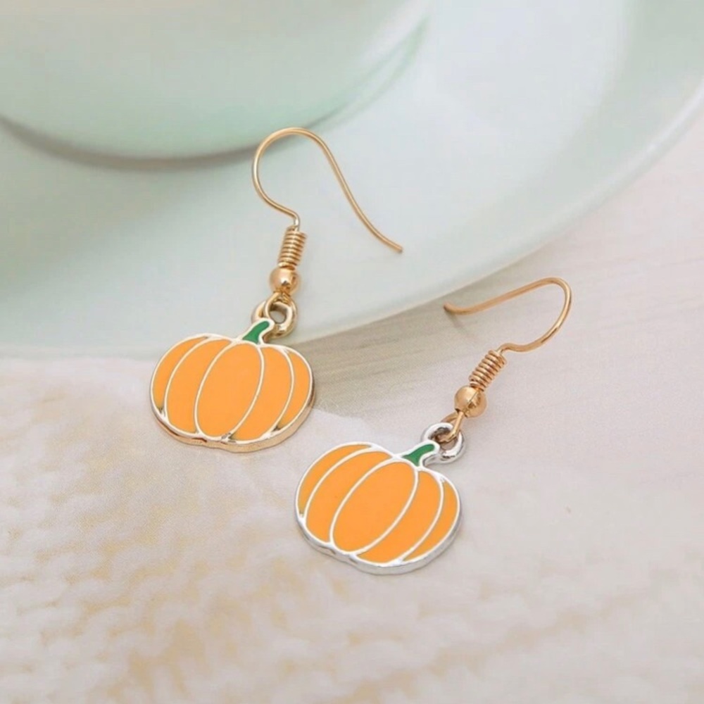 Pumpkin Earrings